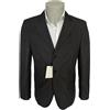 Confitalia Giacca uomo Confitalia, nera a righe DROP 6 in Puro Cotone, sconto 70%.