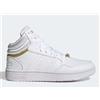 ADIDAS HOOPS 3.0 MID scarpe donna sneakers alte pelle tessuto sportive casual