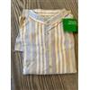 United Colors of Benetton CAMICIA DA NOTTE LUNGA BENETTON XS RIGHE CALDO COTONE INVERNO FLANELLA