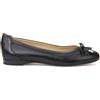 GEOX Scarpe donna ballerine in pelle nero con fiocchetto D825DD linea LAMULAY