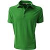 PANICALE polo uomo mezza manica con spacchetti laterali verde 100 % cotone