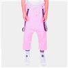 STARTUP START UP - PANTALONI CAPRI DONNA IN FELPA CON BRETELLE BERMUDA SHORTS RAP PU620