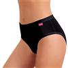 Jadea 3 Slip da Donna Midi JADEA in Cotone a Vita Alta Mutande Colorate Intimo gra