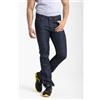 Rica Lewis Jeans vestibilità regular comfort denim Dark Blue brut lavato Rica Lewis WORK4