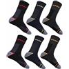 Stock 6 pezzi calzini calze uomo da lavoro WORK corto lotto TOOCOOL BE-3070