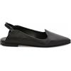 Felmini ballerine slingback in pelle liscia colore Nero
