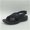 ENVAL SOFT Sandali Enval Soft donna in pelle laminata con zeppa 1778233 nero