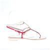 MASTRODOMENICO scarpe donna women shoes sandalo positano in camoscio ROSSO