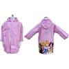 Disney Principesse Giacca Para pioggia Impermeabile 3-8anni Mantella Rosa Chiaro Poncho