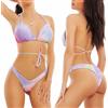 Bikini donna multicolor triangolo brasiliana Made in Italy TOOCOOL 1095-V12