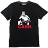 PAYPER T-shirt Johnny Cash dito nera Rock'n roll legend rocker country blues cotone