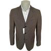 Confitalia Giacca uomo Confitalia, marrone a righe DROP 6 in Puro Cotone, sconto 70%.