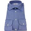 BRANCACCIO camicia uomo oxford celeste 100% cotone