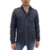 Herman & Sons Giacca giubbino field jacket uomo HERMAN & SONS, blu sconto 70%.