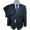 Confitalia Abito uomo Confitalia nero a righe, misure CALIBRATE (CONFORMATE) DROP 0, -70%