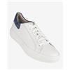 Geox Scarpe Sneakers Geox U Deiven A pelle bianca e blu SCONTO DA LISTINO
