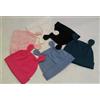 Made in Italy BERRETTA CUFFIA BIMBO NEONATO COTONE orecchiette MADE IN ITALY MISURA 46/50
