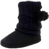 DE FONSECA Pantofole stivaletto bordo maglia treccia Blu