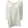 Maglia donna con inserti in seta DES PETITS HAUTS mod TOMAS 85% cotone 15% lino