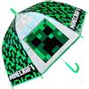 Minecraft Ombrello Trasparente Bambini Ragazzi Ombrellino Parapioggia