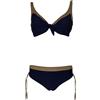 JUSTMINE FEELING by JUSTMINE bikini donna vela blu profili fango art B2778C690 BICOLOR