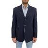 Confitalia Giacca uomo Confitalia, blu gessata Drop 6 in Pura Lana, sconto 70%.