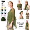 CONTROCORRENTE Il Ponchetto Coprispalle Donna Multifunzione 3 Pezzi Woman Poncho Cape CC-PONC01