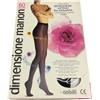 MANON collant donna 60 den compressione graduata coprente nero 83% poliammide