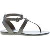 HOGAN scarpe donna Sandalo infradito Valencia suede shiny nero effetto glitter