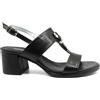 Nero Giardini Sandali da per donna Nero Giardini E012264D scarpe tacco basso comodo pelle neri