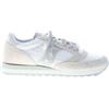 SAUCONY scarpe donna Sneaker Jazz Original in nylon bianco e camoscio grigio