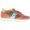 SAUCONY scarpe donna Sneaker Jazz Original nylon e camoscio grigio salmone blu
