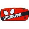 Spiderman Astuccio Porta Penne Piatto con 2 Zip Scuola