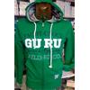 Guru Felpa uomo Guru aperta zip con logo ricamato, tasche e cappuccio art G991056