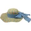 BONSUI cappello donna paglia fiocco azzurro mod OCEAN BOW HAT