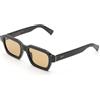 Retrosuperfuture Occhiali da Sole 4KJ Caro Refined black Nero marrone Unisex