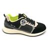 North Sails RW/01Twister sneaker camoscio -tessuto nero 1-2