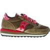 SAUCONY scarpe donna Sneaker Jazz Triple camoscio hair-calf verde rosso 60497-10