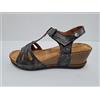 Riposella Sandali Donna Con Zeppa e Strappo - ANTR (Colore Antracite)
