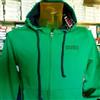 Guru Felpa uomo Guru aperta zip, con logo ricamato, tasche e cappuccio art G991068