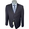 Navigare Giacca uomo NAVIGARE, taglia 52 DROP 6 marrone gessata, sconto 70%.