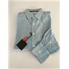 VINTAGE 55 linea LUXURY BASIC camicia uomo Oxford celeste 100% cotone slim Tg.XL
