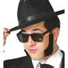 Fiestas Guirca Occhiali neri per travestimento Blues Brothers scuri economici