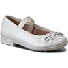 GEOX PLIE' J5455I WHITE scarpe donna ballerine lucide mocassini pelle bianco