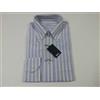 YUBRIS camicia uomo rigata 100 % cotone doppio ritorto vestibilità regolare