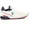 Polo Scarpe uomo US Polo bianco blu rosso sneakers sportive calzature cerimonia shoes