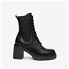 Nero Giardini donna stivali anfibi in pelle con tacco alto I117133D colore nero