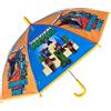 Minecraft Ombrello Poe Pvc Bambini Ragazzi Ombrellino Parapioggia