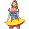 Costume vestito carnevale BIANCANEVE snow white donna abito travestimento DL-485