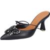 LORENZO MARI Scarpe donna LORENZO MARI 37 EU decollete nero pelle strass BF950-37